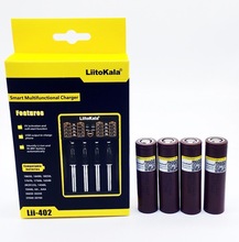 4 pcs Liitokala 18650 3.7v 3000 mAh Battery + Charger Lii-402 HG2 Lthium Battery Protection Board Suitable 2024 - buy cheap