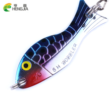 HENGJIA 1pc 7G Isca Artificial Hard Metal Spinner Spoon Sequins Fishing Lures Wobble Sea Sinking Pesca Fishing Tackles 2024 - buy cheap