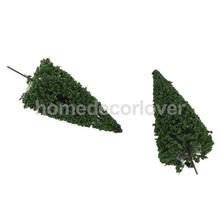 10PCS 1:75 HO Scale Green Scenery Landscape Model Cedar Trees 12cm Solid durable 2024 - buy cheap