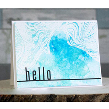 Hello Hey here Border plantillas de corte de Metal para álbum de fotos de álbum de recortes DIY, tarjetas decorativas en relieve, artesanías troqueladas 2024 - compra barato