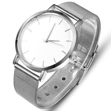Luxury Silver Women's Watch Fashion Casual Quartz Wristwatch Ladies Dress Watch Mesh Belt Clock reloj mujer relogio femino Saati 2024 - buy cheap