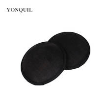 13 CM Black Millinery Imitation SINAMAY Fascinator Base Mini Top Party Hats DIY Hair Accessories Material NEW ARRIVAL 20 Colors 2024 - buy cheap