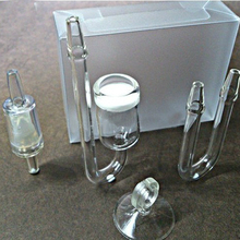 Free Shipping A Set of Aquarium CO2 Diffuser Check Glass Tube Suction Cup for Fish Tank Aquarium 2024 - buy cheap