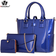 Fashion Ladies Handbags Sets Famous Brand Leather Shoulder Bag Large Women Composite Bags High Quality Pu Tote Bag SAC A Main 2024 - buy cheap
