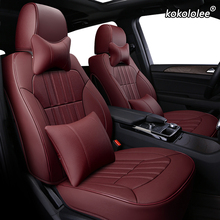 kokololee Custom Leather car seat cover For Toyota 86 Previa Sienna Venza Fortuner Fj CRUISER MARK IZOA Avalon YARiS Verso VIOS 2024 - buy cheap