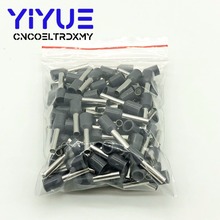 E2512 Tube insulating terminals 2.5MM2 100PCS/Pack Insulated Cable Wire Connector Insulating Crimp Terminal Connector E 2024 - buy cheap
