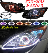 car bumper head lamp for  mazda 3 Mazda3 headlight,HID xenon,2011~2013 car accessories front light for MAZDa3 fog light 2024 - buy cheap