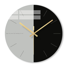 Fashion Taste Nordic Art Simple Glass Wall Clock Living Room Mute Quartz Hanging Clock Modern Design Home Decor 2024 - buy cheap