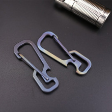 1PC Titanium Alloy Hanging Buckle Quick Hook Multifunction Keychain Opener Wrench Outdoor Camping Pocket EDC Multitool 2024 - buy cheap