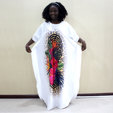Vestido longo de estilos feminino, vestido longo de moda africana para mulheres, manga curta, roupa casual com estampa africana 2024 - compre barato