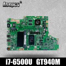 Asepcs tp501ub placa-mãe do portátil para For Asus tp501ub tp501uq tp501u tp501 teste original mainboard 4 grama I7-6500U gt940m 2024 - compre barato