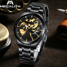 MEGALITH Watches Men Sport Waterproof Automatic Mechanical Watch Stainless Strap Luminous Hands Watch For Men Relogio Masculino 2024 - buy cheap