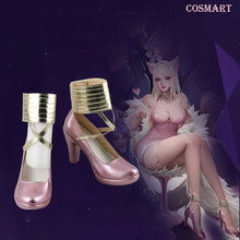 LOL KDA Ahri-zapatos de tacón alto para mujer, Cosplay, color rosa, 2018 2024 - compra barato