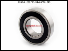 2pcs/Lot 6206-2RS 6206 RS 30x62x16mm Rubber Sealed Deep Groove Ball Bearing Miniature Bearing 2024 - купить недорого