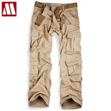 Camouflage Tactical Military Clothing Casual Trousers for Men Multi-pocket Army Cargo Pants Cotton Combat Pants Man Slacks C452 2024 - купить недорого