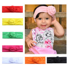 Diadema de algodón con nudo en espiral para niña, cintas elásticas para el pelo, turbante, accesorios para el cabello 2024 - compra barato