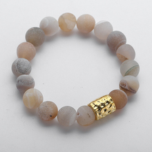 MOODPC Natural Stones Stretch bracelets Handmade Druzy Stick Singles Bracelet For Stone Bracelet 2024 - buy cheap