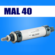 MAL 40mm Bore Air Cylinder Aluminum Alloy MAL 25/50/75/100/125/150/200/250/300/400mm Stroke Double Acting Pneumatic Cylinder 2024 - buy cheap