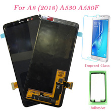 LCD Screen For Samsung Galaxy A8 (2018) A530F Touch Screen Digitizer LCD Display Frame For Samsung Galaxy A530 A530F/DS Original 2024 - buy cheap