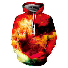 Space Galaxy 3D Sweatshirts Men/Women Hoodies With Hat Print Stars Nebula Autumn Winter Loose Hooded Hoody Tops 2024 - buy cheap
