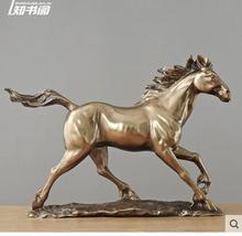 horse to successful A quick cold cast Animal Lucky living room wine cabinet home cabinet decoration sculpture art crafts 2024 - buy cheap