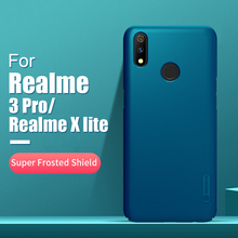 Чехол для OPPO Realme 3 Pro, матовый чехол NILLKIN для ПК, матовая жесткая задняя крышка, Подарочный держатель для телефона Redlme 2 Pro, чехол Realme X lite 2024 - купить недорого