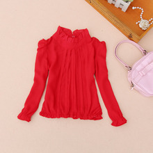 2019 New Autumn Girls Blouse Children Clothing Baby Girl Clothes Long Sleeve Chiffon Child Shirt School Girl Blouse Age 2-16Y 2024 - buy cheap