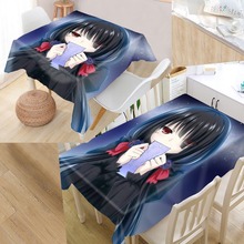 New Arrival Custom date a live Table Cloth Waterproof Oxford Fabric Rectangular Tablecloth Home Party Tablecloth 2024 - buy cheap