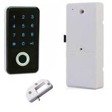 Small Smart Electronic Password Keyless Mini  Biometric Fingerprint Cabinet/Door/Wardrobe/Drawer Locker Lock For Home/Office/Gym 2024 - buy cheap