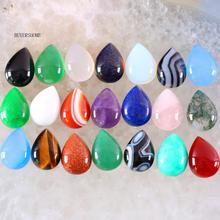 Water Drop 18x13MM CAB Cabochon Multi color Natural Stone Bead For Jewelry Making Necklace Pendant Bracelet Earrings 10Pcs K799 2024 - buy cheap