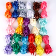 25 Yards 3 mm Width Handmade DIY Material Silk Satin Ribbon For Arts Crafts Sewing Christmas Wedding Party Decoration Gift Wrap 2024 - buy cheap
