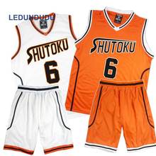 Anime Kuroko no Basuke Basket Cosplay Shutoku School Uniforms Midorima Shintaro Men Jersey Sportswear T-shirt Shorts Set 4 5 6 2024 - buy cheap