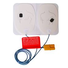 2 пар/лот AED тренировочный ЭКГ дефибрилляция электродный патч с хвостовой линией использование с AED тренажер для чрезвычайных навыков обучения 2024 - купить недорого