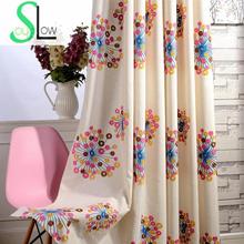 Slow Soul Embroidered Cotton Curtains Good Grade Curtain Quality Fabric Manufacturers Selling Kitchen For Living Room Bedroom 2024 - buy cheap