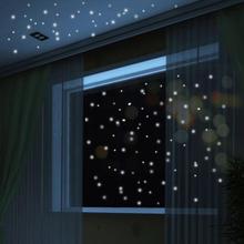 Hot 104Pcs Luminous Dots Glow in the Dark Ceiling Wall Stickers Decals for Kids Room 2024 - buy cheap