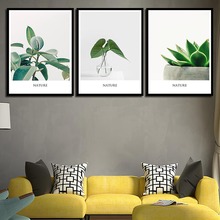 Natureza plantas em vaso, criativo, nórdico, simples, decoração para casa, pintura moderna, espaço, arte, impressões em tela, poster de parede, imagem para o quarto 2024 - compre barato