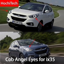 For Hyundai ix35 2010 2011 2012 COB Led day Light White Halo Cob Led Angel Eyes Ring Error Free Ultra bright 2024 - buy cheap