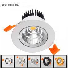 Dimmable LED Downlight 7W 10W 15W 20W 25W 85-265V COB LED DownLights COB Spot Recessed Down light Light Bulb 2024 - buy cheap