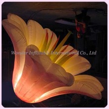 Best selling 1.5M fantastic wedding stage decoration led inflatable flower 2024 - buy cheap