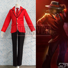 Custom Made The Card Master Tango Twisted Fate Cosplay Costume from LOL Costume 2024 - buy cheap