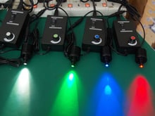 Punto Coaxial LED de 8mm, lámpara iluminadora para microscopio industrial, lente Coaxial, Blanco/Verde/azul/rojo 2024 - compra barato