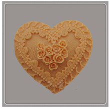 Molde de flor para jabón para el Día de San Valentín, molde decorativo para pasteles y pasteles, hecho a mano, venta al por mayor 2024 - compra barato