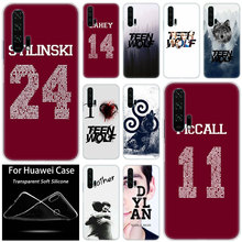 Hot Teen Wolf Tv Show Silicone Case for Huawei Honor 20 8A 7A Pro 10 9 8 Lite View 20 7S 8S 8X 7X 6X 8C 20i 10i Play TPU Cover 2024 - buy cheap