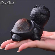 Ceramic Handmade Wealth Tortoise Tea Pet Purple Clay Tea Accessories Lovely Animal Figurines Teahouse Table Decoration Ornaments 2024 - buy cheap