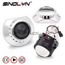 Sinolyn 2.5 Lenses For BMW M3 E46 Compact/E90/E92/E91 Halogen Headlight Bixenon Lens HID Projector H7 Car Lights Accessories DIY 2024 - купить недорого