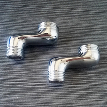 1pair Chrome Plated Copper eccentric union couple nuts for wall mounted shower bathtub faucet installation fitting entend nuts 2024 - buy cheap