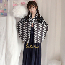 Black/red/blue Japanese Kimono  Girls Skirt Anime Cosplay kimono jiu jitsu Game Cosplay Costume For Women Academy Pleated Skirt 2024 - buy cheap