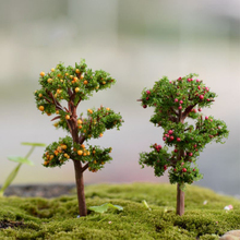 8 Types Mini Miniature Garden Ornament Miniature Resin Tree Figurine Craft Plant Pot Fairy Garden Home Decor Supply 2024 - buy cheap