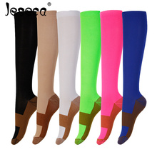 Casual Unisex Copper Compression Socks Women Men Anti Fatigue Pain Relief Knee High Stockings Male Female Soft Over the Knee Sox 2024 - buy cheap
