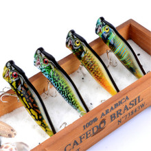 4pcs/lot 9.5cm 12g Popper Fishing Lures Wobblers Crankbaits Painting Series Hard Baits Artificial Isca Pesca Fishing Tackle 2024 - buy cheap